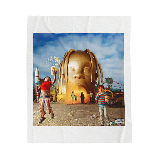 Travis Scott - Astroworld | Custom Blanket